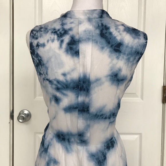 Bohemian Blue Tie Dye Boho Tunic Small Medium NWOT - Picture 4 of 6